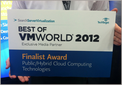 Best of VMworld 2012 Finalist Award