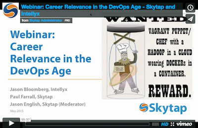 Check out our webinar, "Career Relevance in the DevOps Age" for more on this topic!