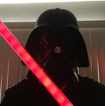 Disclaimer: The author may have worn this helmet during a single lightsaber battle