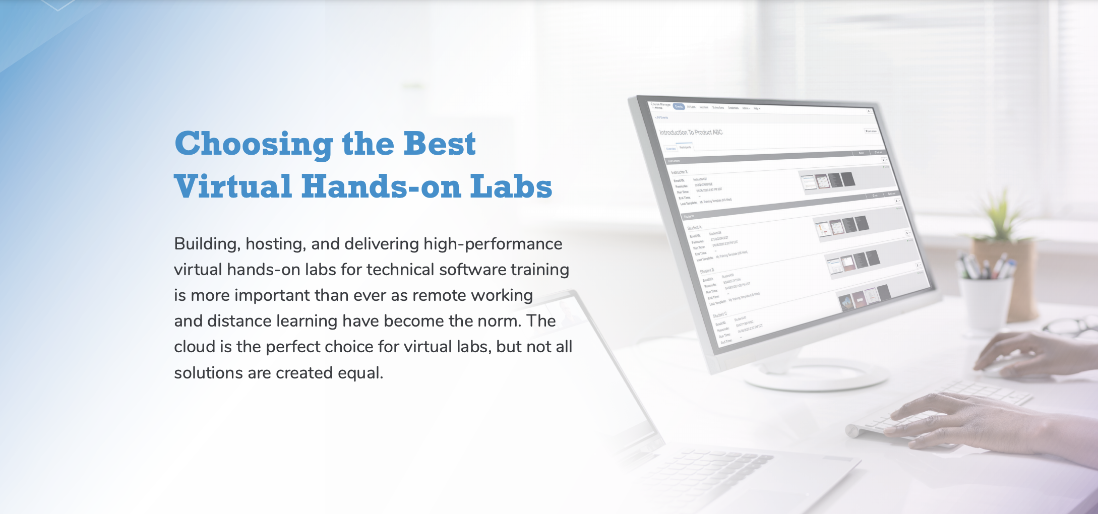 Choosing the Best Virtual Hands-on Labs