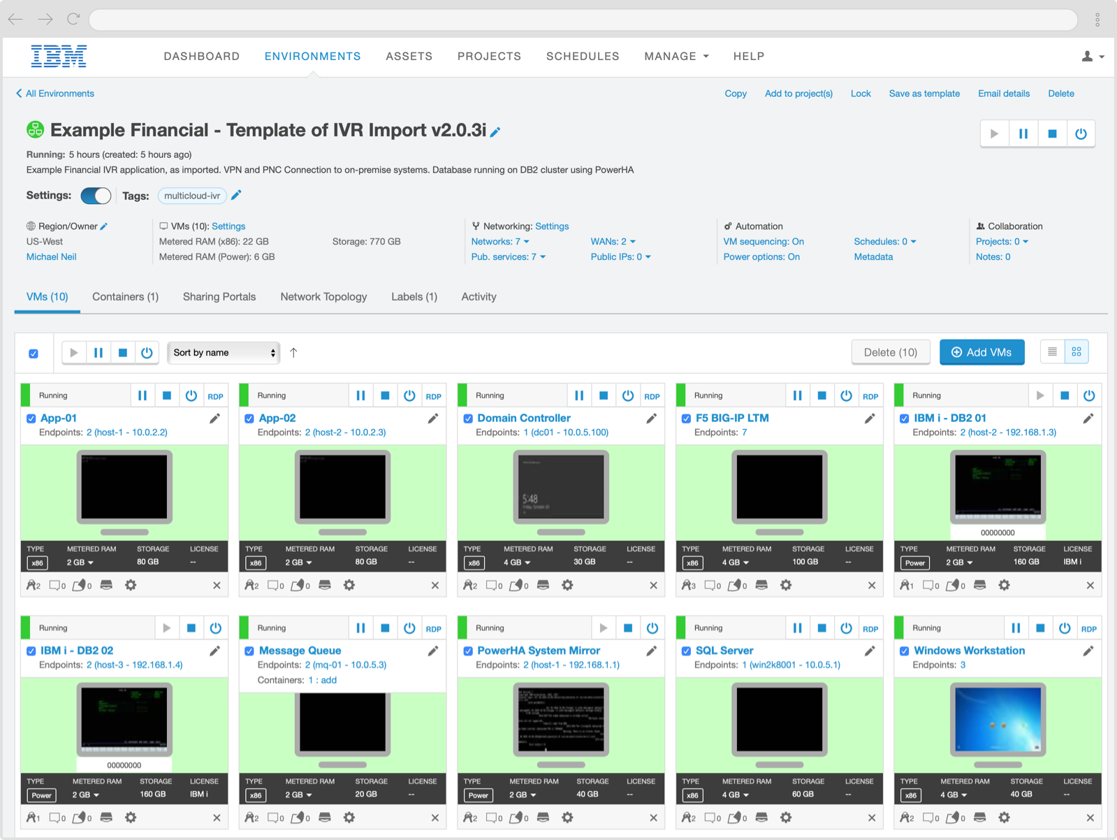 Template of IVR Import Screenshot