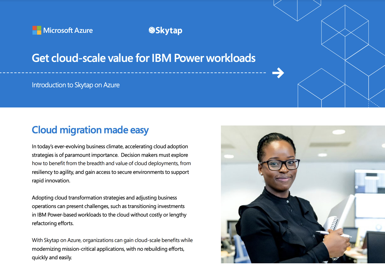 Get cloud-scale value for IBM Power workloads